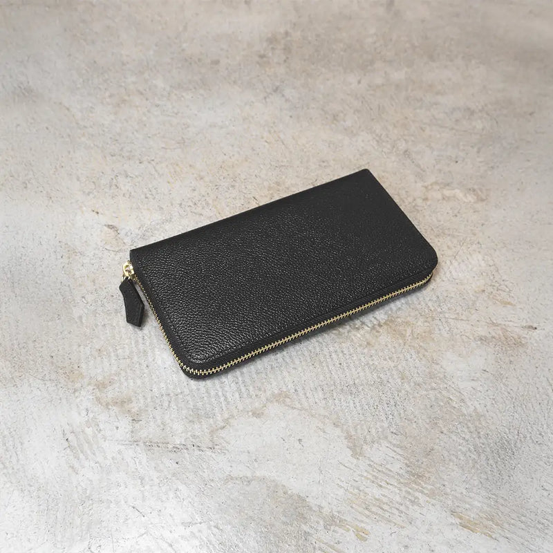 Hush Tug ラウンドジップウォレット ブラック Round Zip Wallet Black – HushTug
