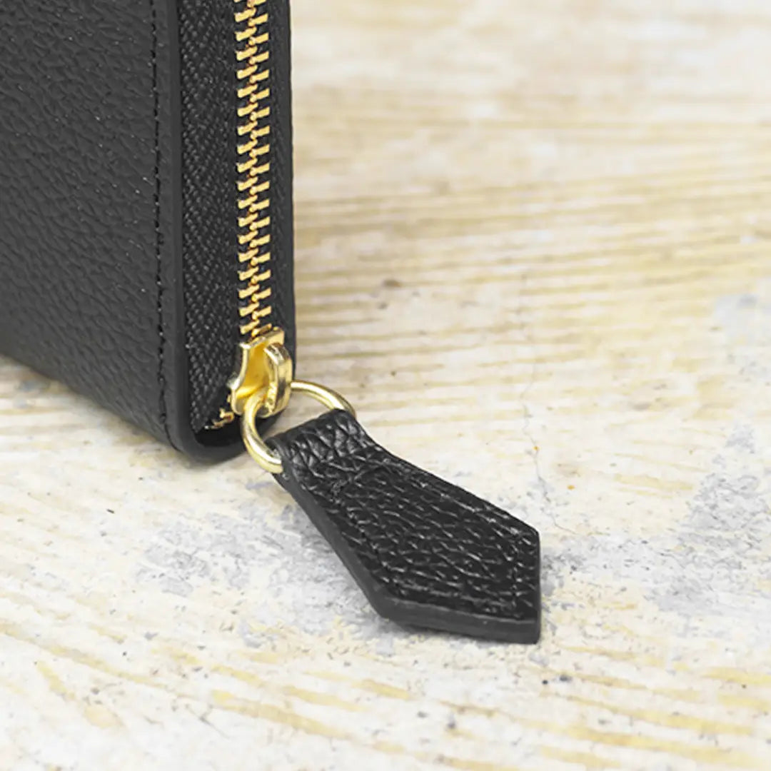 Pure Shrink Leather Smart Wallet Black