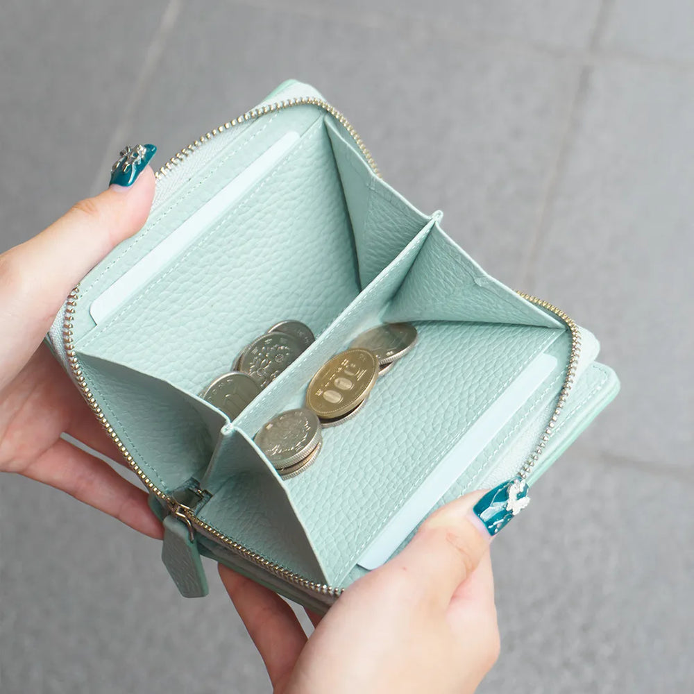 ミディアムウォレット ミントグリーン – HushTug