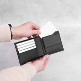 ピュアシュリンクレザー オールインウォレット ブラック