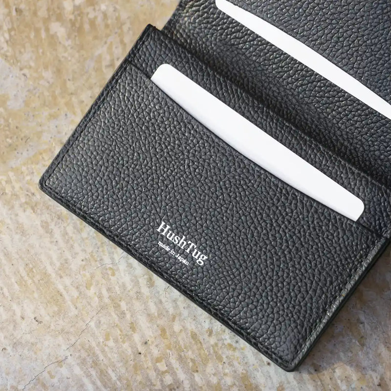 ピュアシュリンクレザー レザーカードケース ブラック – HushTug ピュアシュリンクレザー レザーカードケース ブラック – HushTug