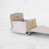 二つ折りウォレット ピンクベージュ