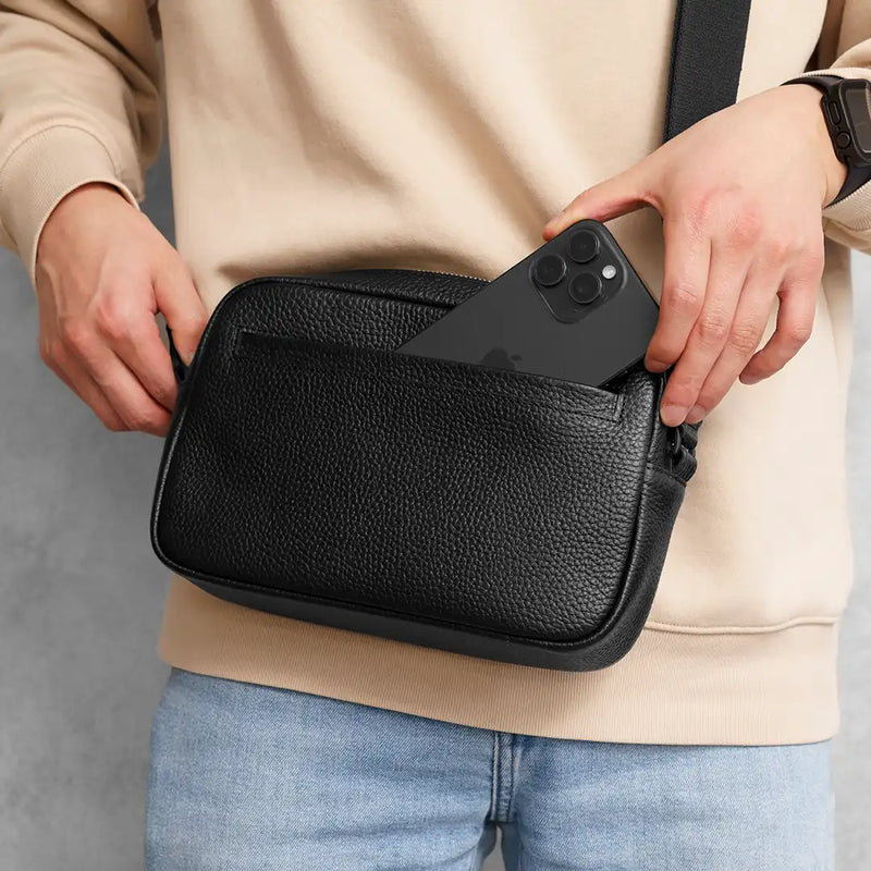 ミニクロスボディバッグ ブラック – HushTug