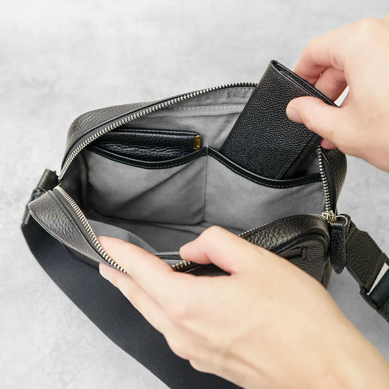 ミニクロスボディバッグ ブラック – HushTug