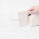 二つ折りウォレット ピンクベージュ