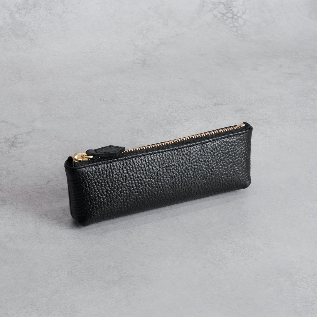 Leather Pen Case - Black