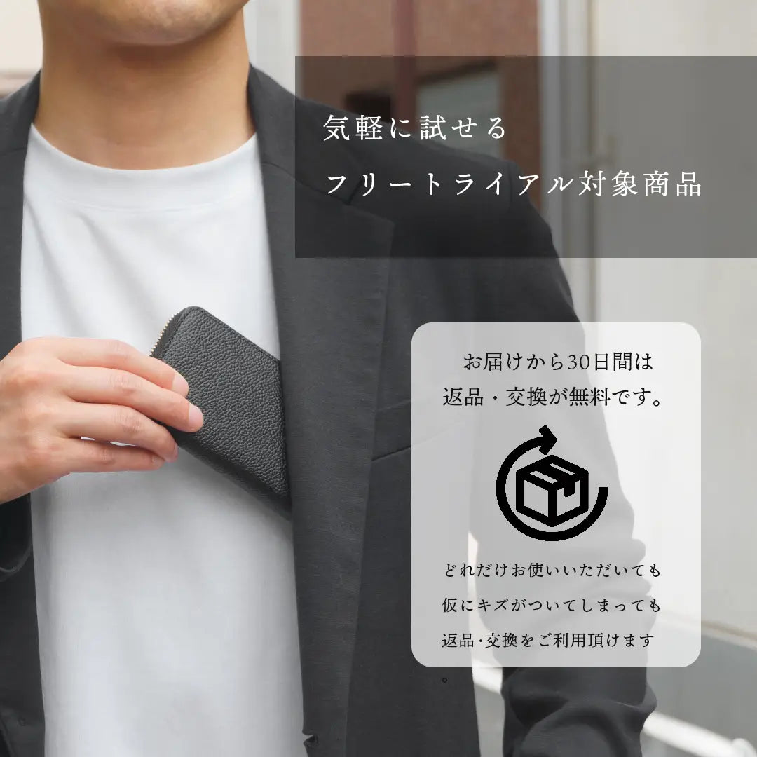 Pure Shrink Leather Smart Wallet Black