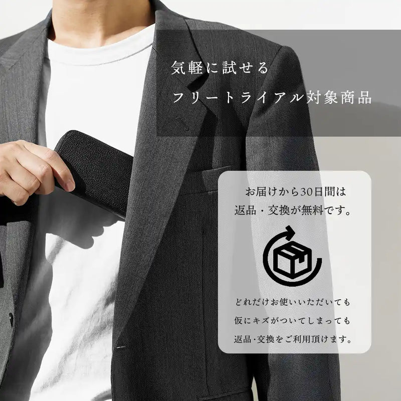 スマートウォレット ブラックジップ