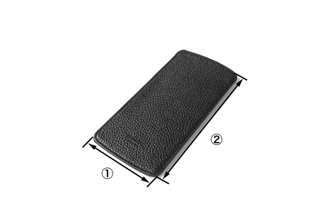 Leather Glasses Case Black