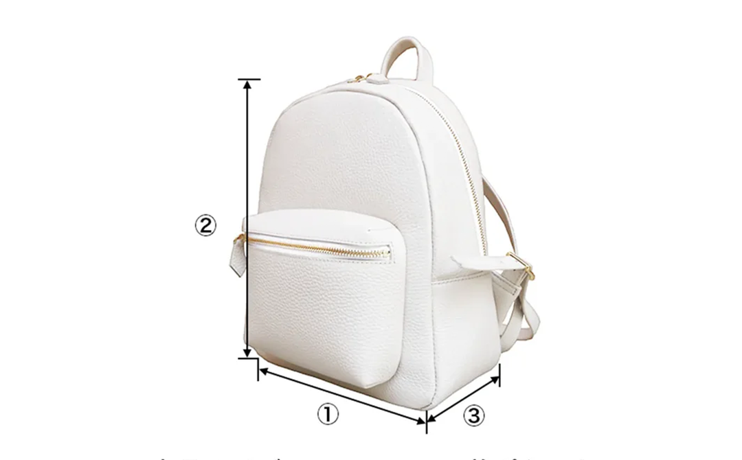 レザーミニリュック ピンクベージュ