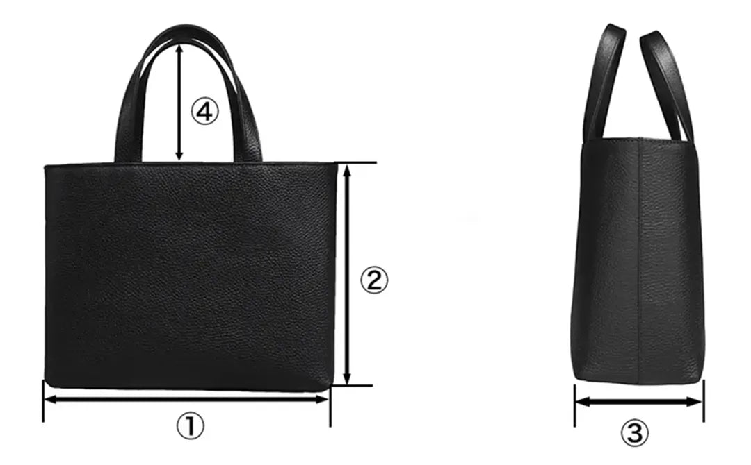 ジップミニトート ブラック