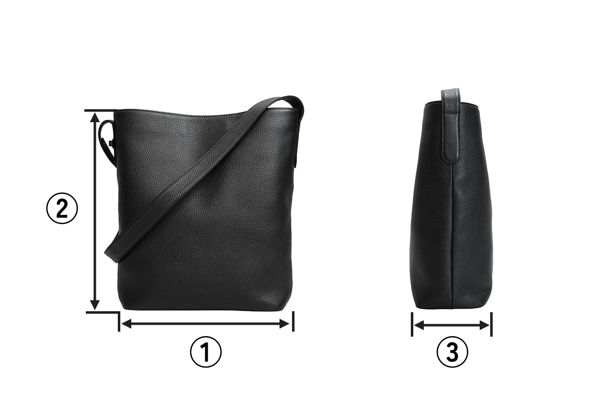 Leather Tote Black