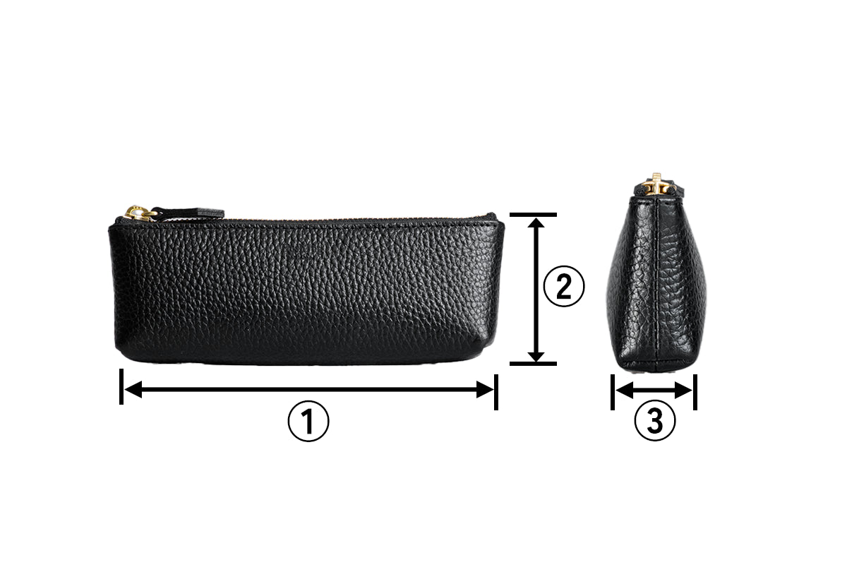 Leather Pen Case - Black