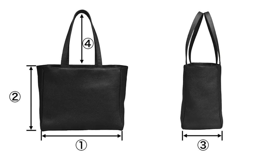 ソフトラージトート ブラック