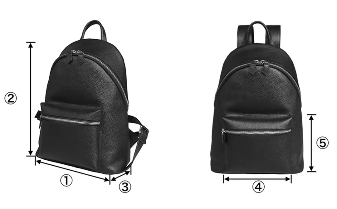 黑色拉鍊背包