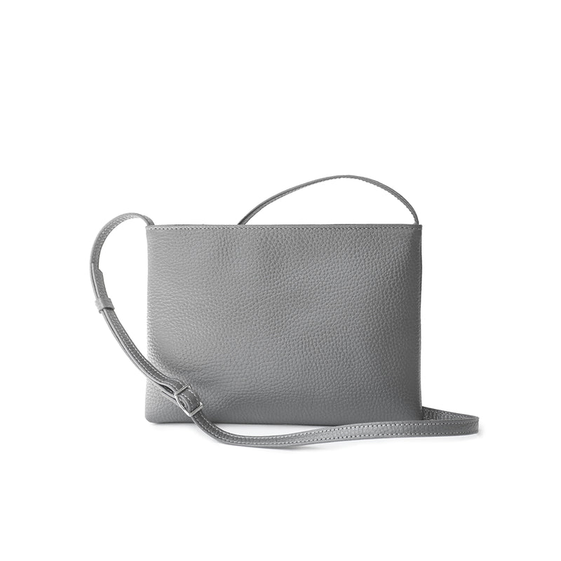 レザーサコッシュ ダークグレー – HushTug レザーサコッシュ ダークグレー – HushTug