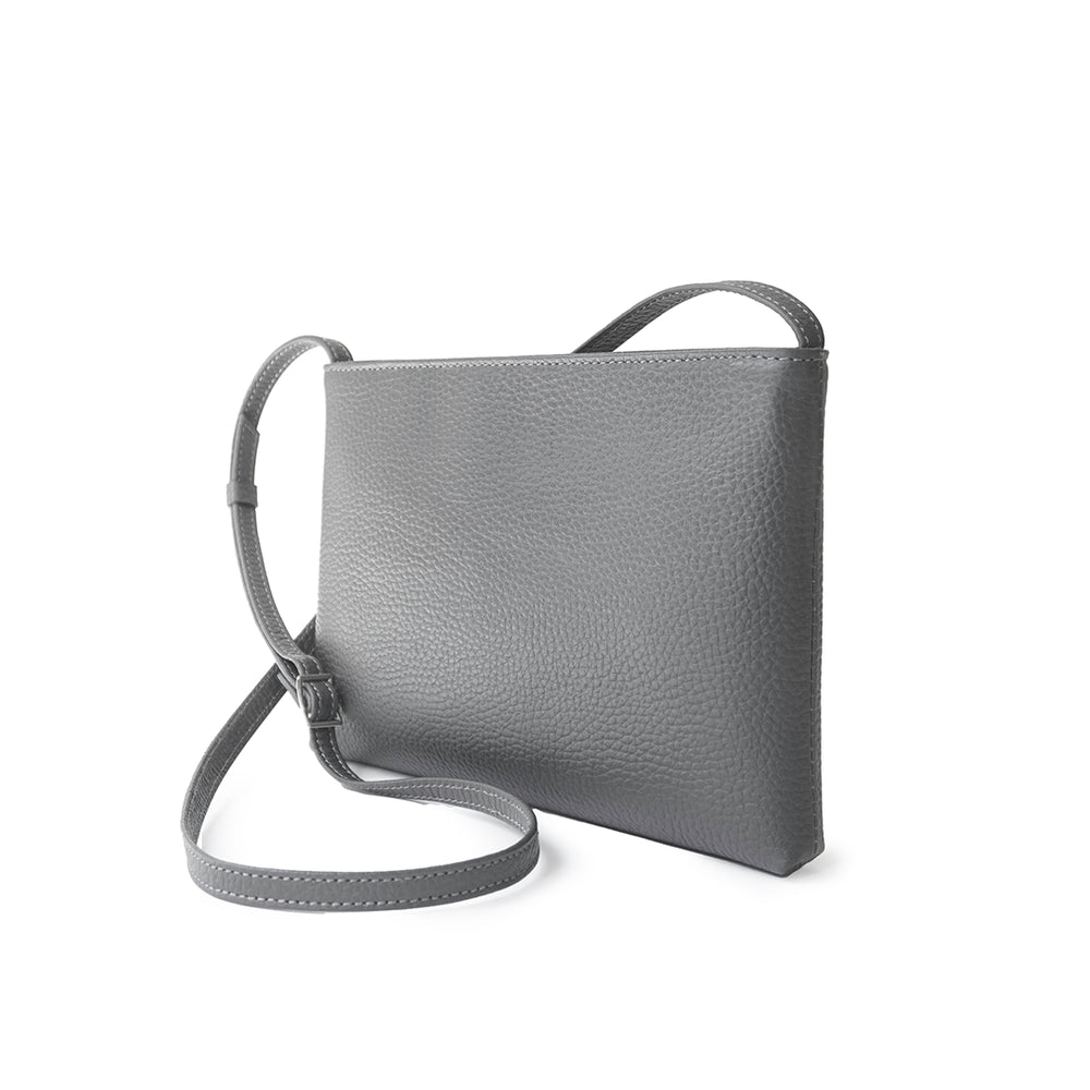 レザーサコッシュ ダークグレー – HushTug レザーサコッシュ ダークグレー – HushTug
