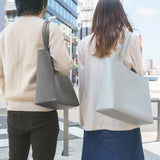 レザートート ダークグレー